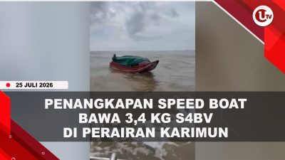 [VIDEO] Bea Cukai Sergap Speedboat Bawa 3,4 Kg S4bv di Perairan Karimun, 2 Kurir Ditangkap | U-NEWS