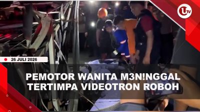 [VIDEO] Videotron Roboh Diterjang Angin Kencang, Mahasiswa Meninggal Tertimpa | U-NEWS