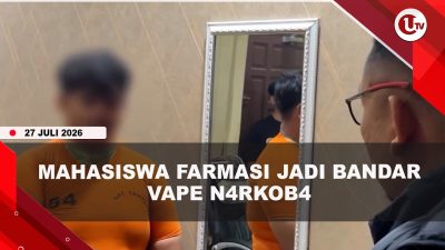 [VIDEO] Mahasiswa di Medan Jadi Bandar Vape N#rkob4, Polisi Sita 488 Bungkus Pod Getar | U-NEWS