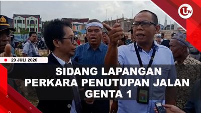 [VIDEO] PTUN Tanjungpinang Gelar Sidang Lapangan Perkara Penutupan Jalan Genta 1 | U-NEWS