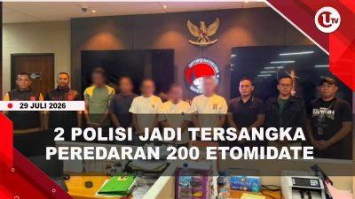 [VIDEO] Kanitnarkoba Polres Tangsel Dan Anggota Polda Aceh Tersangka Peredaran Etomidate | U-NEWS