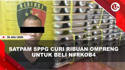 [VIDEO] Satpam SPPG Jadi Otak Pelaku Pencurian 1.700 Ompreng MBG, Motif Untuk Beli N#rkob4 | U-NEWS