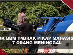 [VIDEO] Truk BBM T4brak Pikap Mahasiswa KKN, Korban Terjepit di Dalam Kendaraan | U-NEWS