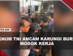 [VIDEO] Oknum TNI Diduga Ancam Karungi Buruh Saat Aksi Mogok Kerja di PT Asia Palma | U-NEWS