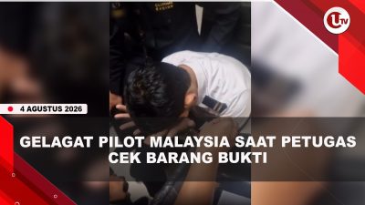 [VIDEO] Pilot Malaysia Panik Saat Petugas Cek Barang Bukti Yang Diselundupkan | U-NEWS