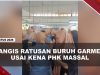 [VIDEO] PHK Massal, 178 Buruh PT Garmen Menangis Kehilangan Pekerjaan | U-NEWS