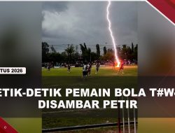 [VIDEO] Tr4gis, Pemain Sepak Bola Thailand T#w4s Disambar Petir | U-NEWS