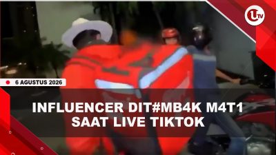 [VIDEO] Influencer Dit#mb4k M4t1 Saat Live Tiktok di Depan Restoran | U-NEWS
