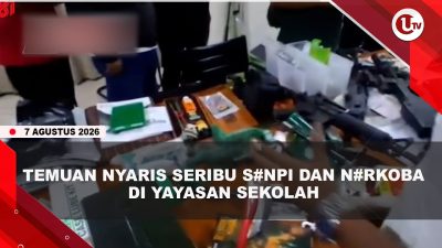 [VIDEO] Polisi Selidiki Temuan 995 S#npi, N#rkob4, Hingga CD P#rno di Ruang Yayasan Sekolah | U-NEWS