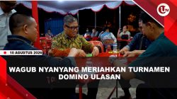 [VIDEO] Wagub Nyanyang Ikut Tanding Turnamen Domino Ulasan Cup III | U-NEWS