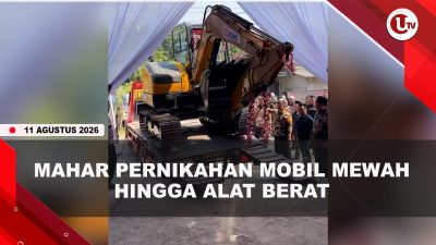 [VIDEO] Viral, ‘Sultan’ di Grobogan Beri Mahar Mobil Mewah Hingga Alat Berat | U-NEWS