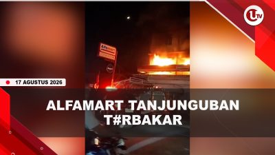 [VIDEO] Alfamart Tanjunguban T#rbakar, Api Membakar Lantai Dua Ruko | U-NEWS