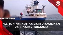 [VIDEO] Kapal Berbendera Tanzania Bawa 1,6 Ton N#rkotik4 Cair di Perairan Bengkalis | U-NEWS