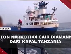 [VIDEO] Kapal Berbendera Tanzania Bawa 1,6 Ton N#rkotik4 Cair di Perairan Bengkalis | U-NEWS