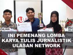 [VIDEO] Para Pemenang Lomba Karya Tulis Jurnalistik Terima Apresiasi Dari Ulasan Network | U-NEWS