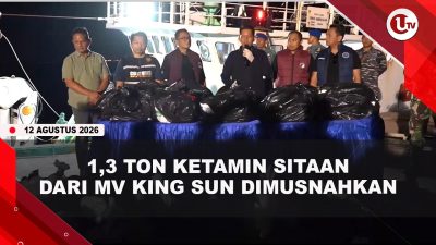 [VIDEO] 1,3 Ton Ketamin Senilai Rp2,76 Triliun Dimusnahkan di Batam | U-NEWS