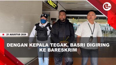 [VIDEO] Tangan Diborgol, Basri Bandar N#rkob4 Planet Batam Tiba di Bareskrim | U-NEWS