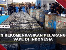 [VIDEO] BNN RI Rekomendasikan Pelarangan Vape Usai Amankan 2,6 Ton N#rkotik4 Cair | U-NEWS