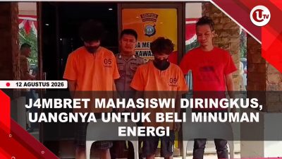 [VIDEO] 2 Pelaku Jambret Mahasiswi Batam Diringkus, Korban Rugi Rp15 Juta | U-NEWS