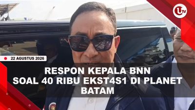 [VIDEO] Didesak Gerebek THM di Batam, BNN Prioritaskan Jaringan Narkoba Skala Besar | U-NEWS