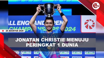 [VIDEO] Pebulutangkis Jonatan Christie Berpeluang Peringkat 1 Dunia Tunggal Putra | U-NEWS