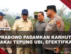 [VIDEO] Bukan Water Bombing, Prabowo Uji Coba Tepung Ubi Padamkan Karhutla | U-NEWS