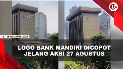 [VIDEO] Picu Spekulasi, Logo Bank Mandiri Dicopot Jelang Aksi 27 Agustus | U-NEWS