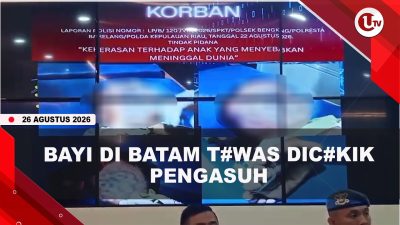 [VIDEO] Tr4g1s, Bayi 1,2 Tahun T#w4s Dic#kik Dan Dib4nt1ng Pengasuh di Batam | U-NEWS