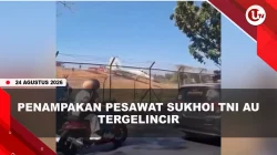 [VIDEO] Pesawat Tempur Sukhoi TNI AU Tergelincir di Lanud Sultan Hasanuddin | U-NEWS