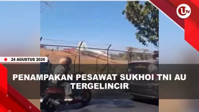 [VIDEO] Pesawat Tempur Sukhoi TNI AU Tergelincir di Lanud Sultan Hasanuddin | U-NEWS