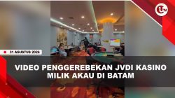 [VIDEO] Detik-Detik Bareskrim Gerebek Jvdi Kasino Milik Akau di Batam, Sita Rp7,7 Miliar | U-NEWS