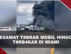 [VIDEO] Pesawat Kargo T#brak Mobil Hingga T#rbakar Di Bandara Miami, 5 Orang T#was | U-NEWS