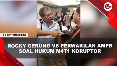 [VIDEO] Rocky Gerung Debat Panas Dengan Perwakilan AMP Soal Hukuman M4t1 Koruptor | U-NEWS