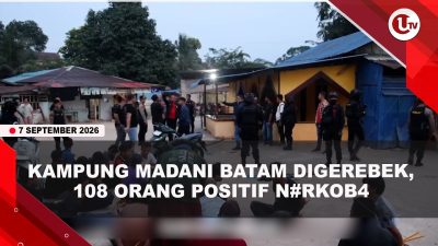 [VIDEO] Polda Kepri Gerebek Kampung Madani Amankan 114 Orang, 108 Positif N#rkob4 | U-NEWS