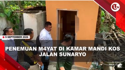 [VIDEO] Diduga Akhiri Hidup, Jasad Pria Ditemukan di Kamar Mandi Kos Jalan Sunaryo | U-NEWS