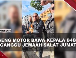 [VIDEO] Ganggu Jemaah Salat, Geng Motor Lithuania Putar Musik Keras-Bawa Kepala B4b1 | U-NEWS