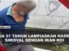 [VIDEO] Pria 51 Tahun di Thailand Lampiaskan Hasrat S#ksval Dengan Ikan Koi Hingga Mati | U-NEWS