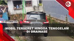 [VIDEO] Mobil Pribadi Satpol PP Batam Hanyut Dan Tenggelam di Drainase | U-NEWS