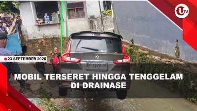 [VIDEO] Mobil Pribadi Satpol PP Batam Hanyut Dan Tenggelam di Drainase | U-NEWS