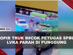 [VIDEO] Emosi Ditegur Terobos Antrean, Sopir Truk B#cok Petugas SPBU di Mamuju | U-NEWS