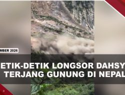 [VIDEO] Longsor Dahsyat Terjang Lereng Gunung di Nepal, 24 Orang Meninggal | U-NEWS