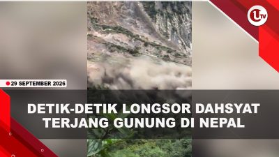 [VIDEO] Longsor Dahsyat Terjang Lereng Gunung di Nepal, 24 Orang Meninggal | U-NEWS
