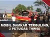 [VIDEO] Mobil Damkar Terguling Saat Menuju Lokasi Karhutla, 3 Petugas T#w4s | U-NEWS