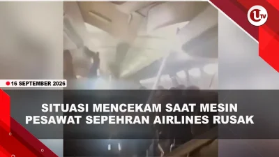 [VIDEO] Ban Pesawat Sepehran Airlines Lepas Hingga Mesin Rusak, Penumpang Histeris | U-NEWS