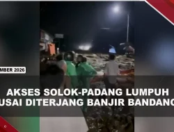 [VIDEO] Banjir Bandang Terjang Kompleks Kantor Bupati Solok, Akses Ke Padang Lumpuh | U-NEWS