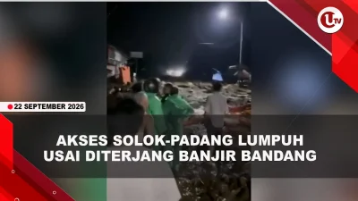 [VIDEO] Banjir Bandang Terjang Kompleks Kantor Bupati Solok, Akses Ke Padang Lumpuh | U-NEWS