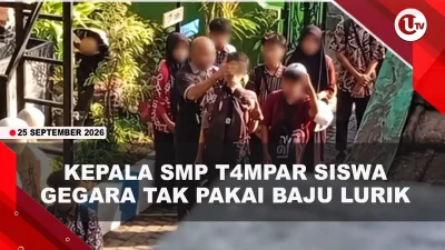 [VIDEO] Tampar Sejumlah Siswa Gegera Baju Lurik, Kepala SMPN 18 Malang Dicopot | U-NEWS