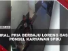 [VIDEO] Terekam CCTV, Pria Berbaju Loreng Gasak Ponsel Karyawan SPBU Saat Tidur | U-NEWS