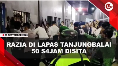 [VIDEO] Petugas Gabungan Razia di Lapas Tanjungbalai, Puluhan Barang Terlarang Diamankan | U-NEWS