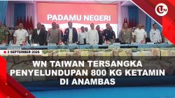 [VIDEO] WN Taiwan Jadi Tersangka 800 Kg Ketamin Senilai Rp1,28 Triliun di Perairan Anambas | U-NEWS